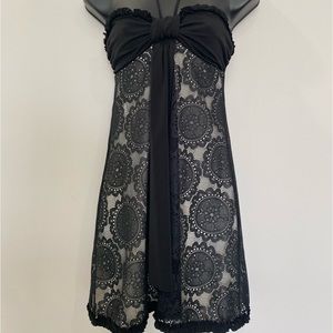 Marciano lace babydoll cocktail dress